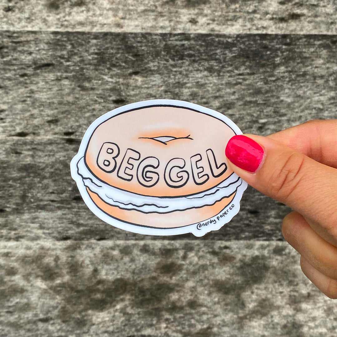 Beggel - Hand Drawn Vinyl Sticker