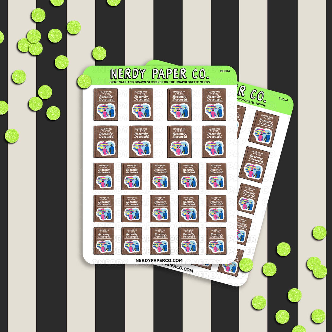 Book of the Dead in Beetle Universe | Hand Drawn Sticker Sheet | BJ004