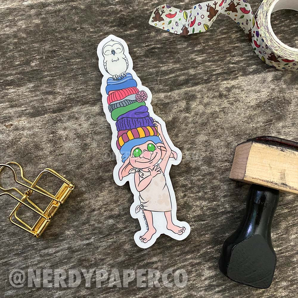 The Brave Elf hearts hats - Hand Drawn Waterproof Vinyl Sticker