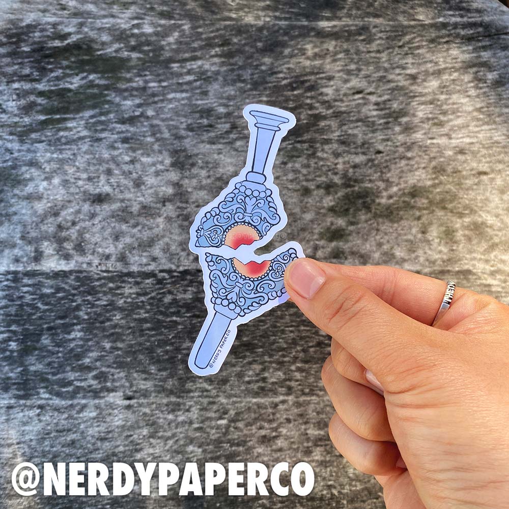 Broken Pact - Hand Drawn Waterproof Sticker - WP