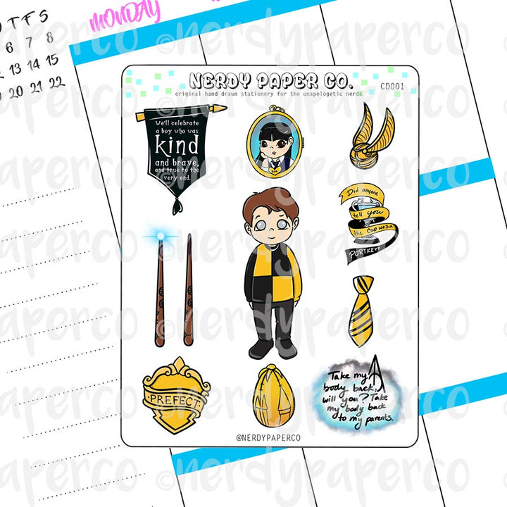 Popular Wizard Sampler | Hand Drawn Stickers - Deco | CD001