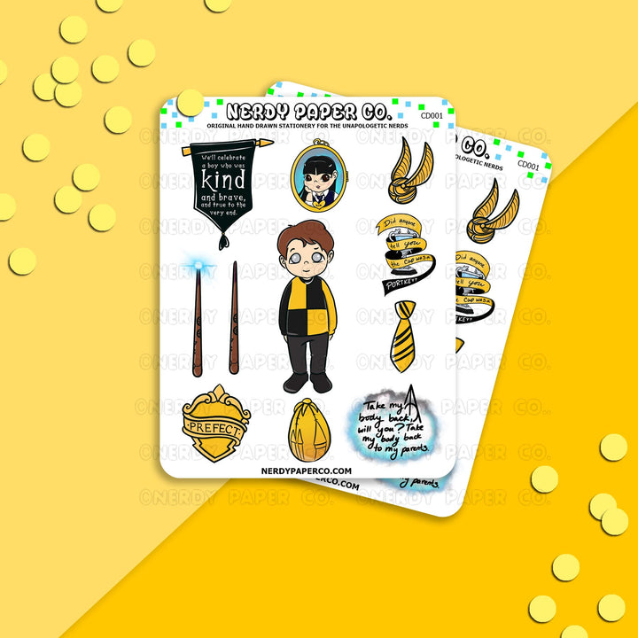 Popular Wizard Sampler | Hand Drawn Stickers - Deco | CD001