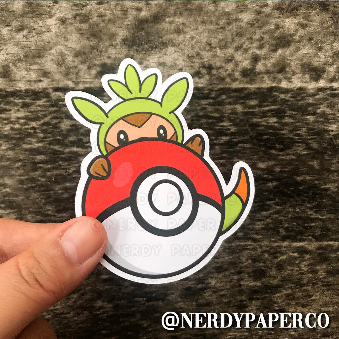 PEEKING CHES-PIN - Hand Drawn Waterproof Vinyl Sticker
