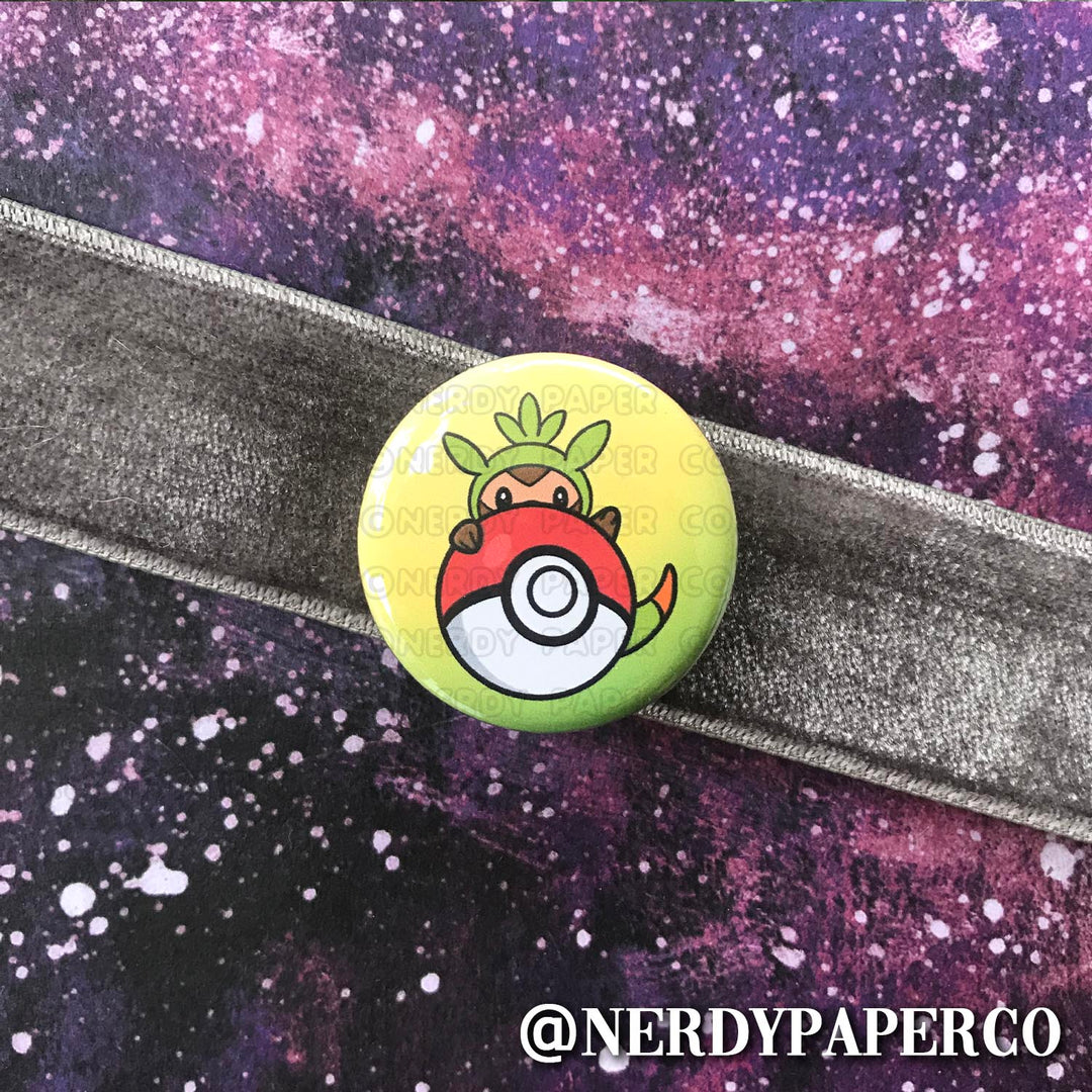 CHES-PIN PIN BADGE | Hand Drawn Art | Handmade Pin Badge