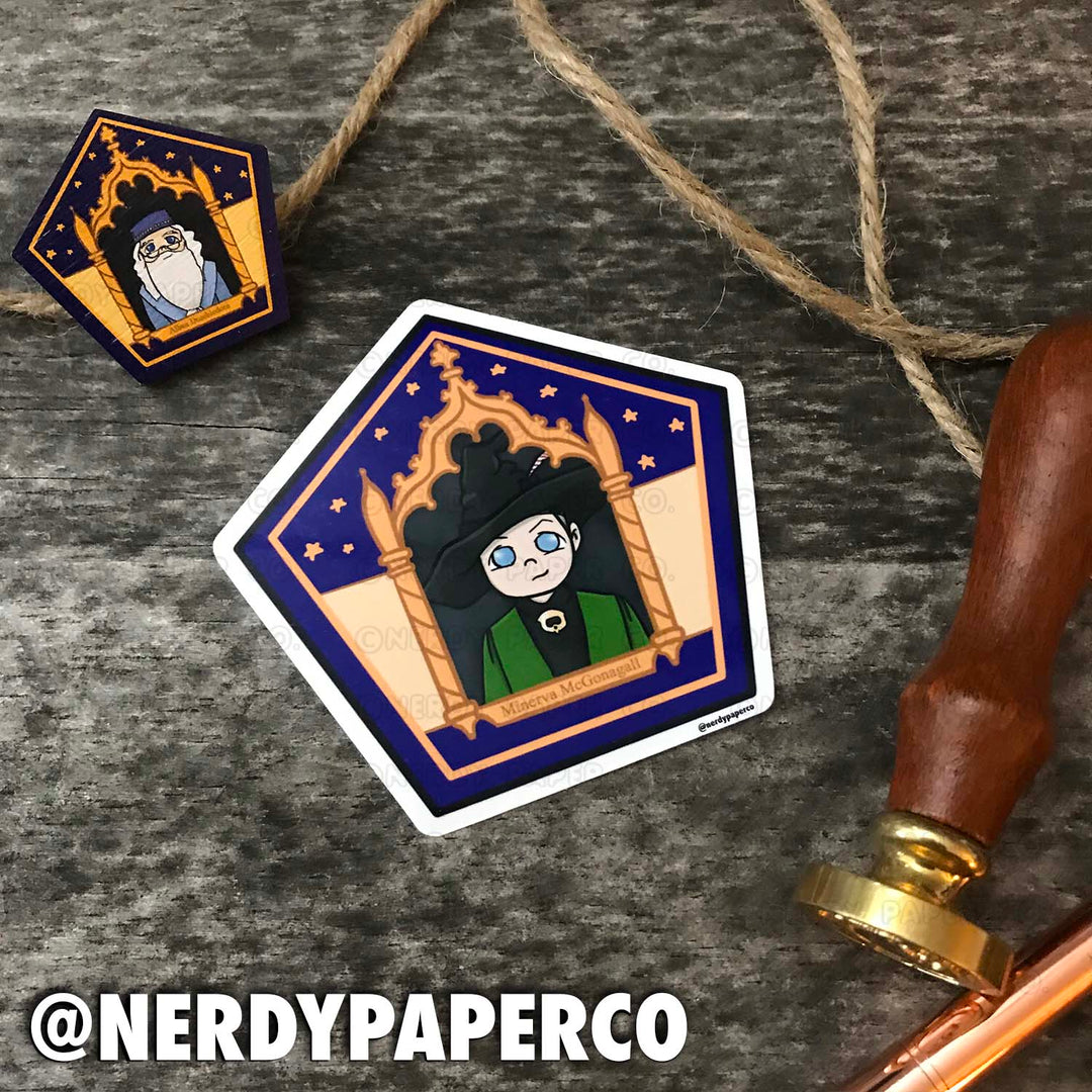 CHOCO FROG NO. 2- Hand Drawn Wizard Waterproof Vinyl Sticker