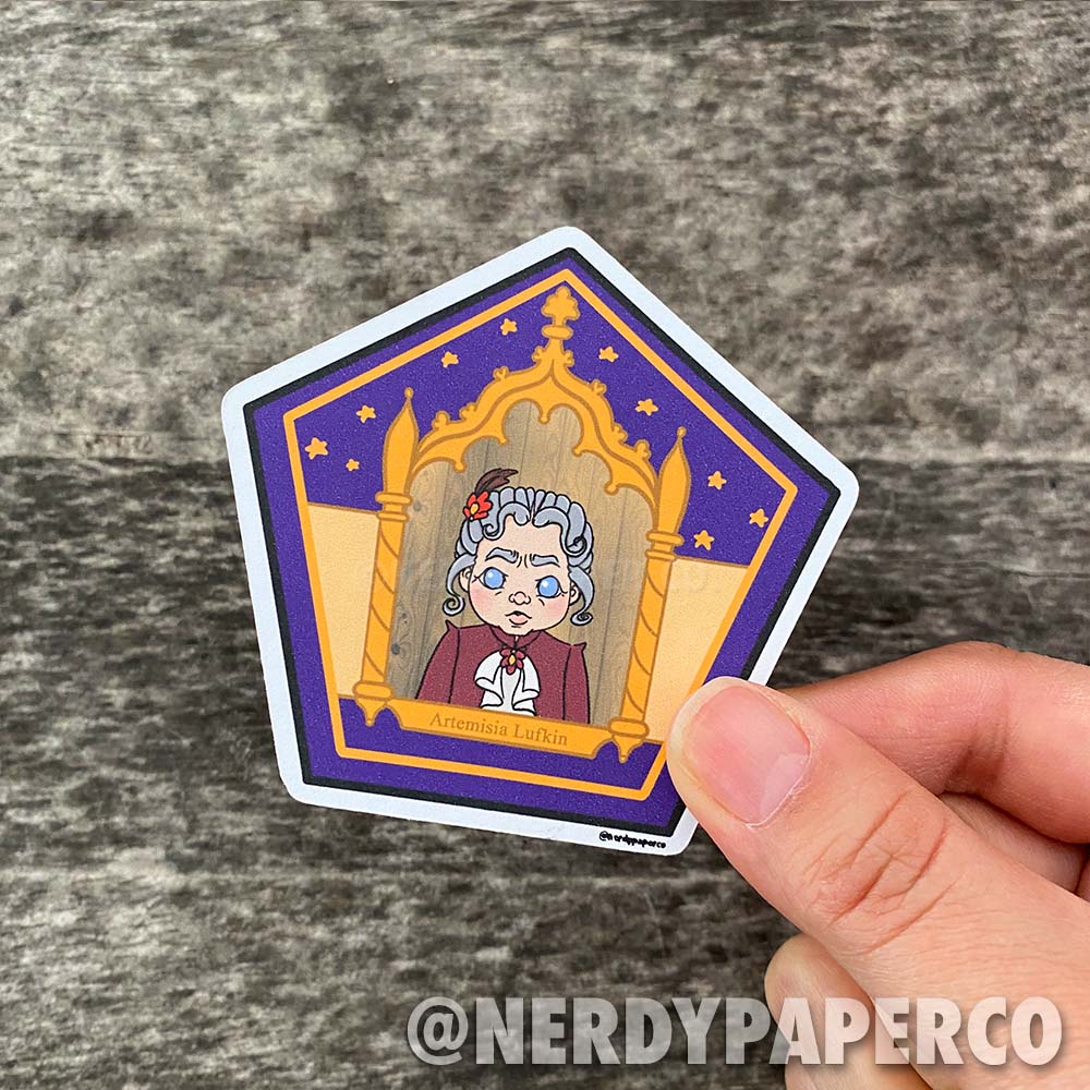CHOCO FROG NO. 26 - Hand Drawn Wizard Diecut