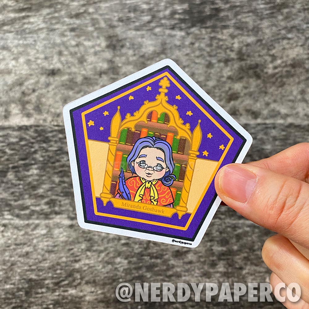CHOCO FROG NO. 25 - Hand Drawn Wizard Diecut