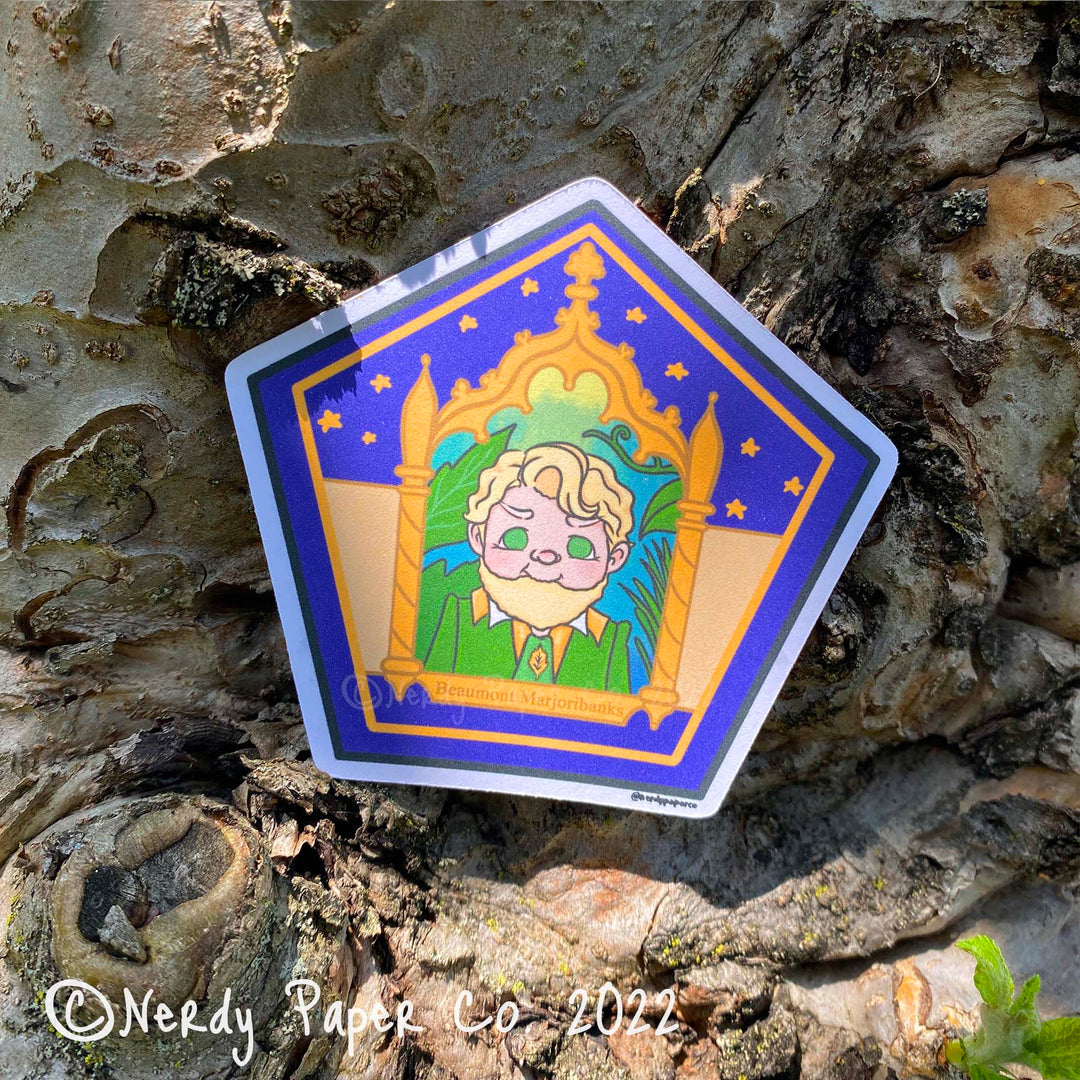 CHOCO FROG NO. 31 | Famed Herbologist - Hand Drawn Wizard Diecut