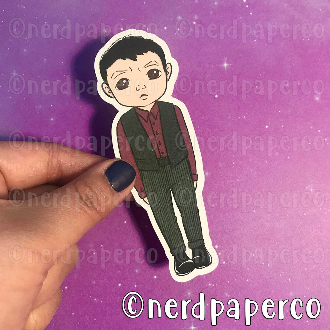 Sad Boy - Hand Drawn Diecut