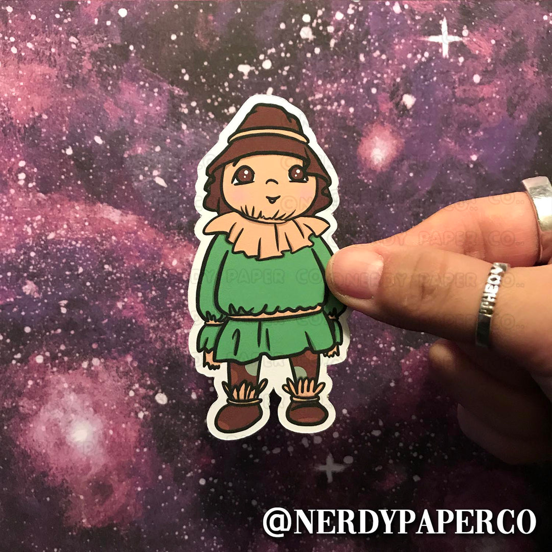 Scarecrow - Hand Drawn Planner Die Cut - Chibi