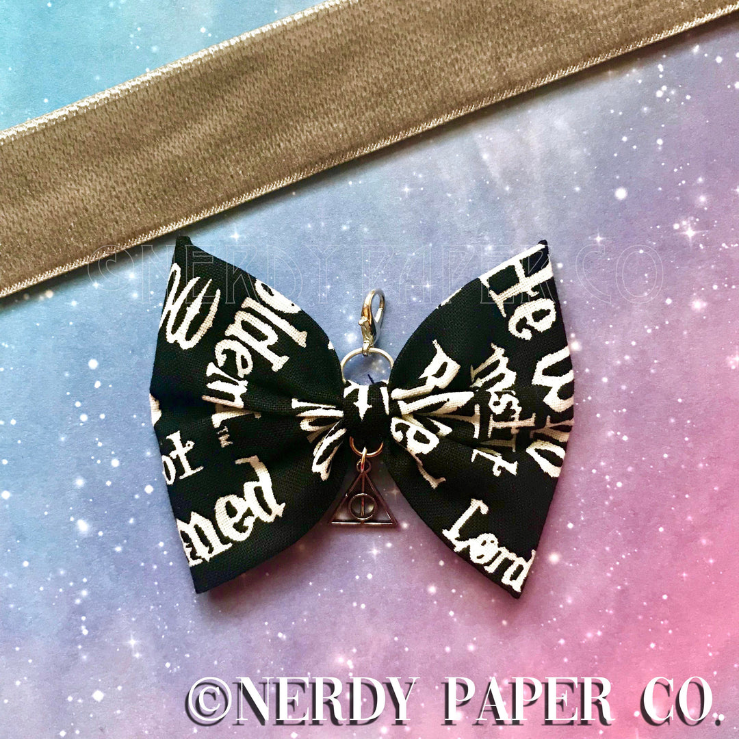 WIZARD QUOTES | Handmade Planner Bow Charm