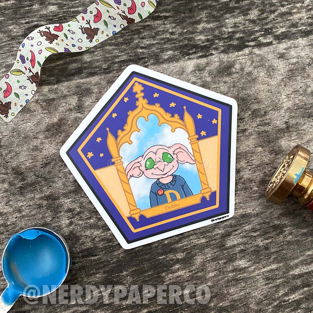 CHOCO FROG NO. 27 | The Brave Elf - Hand Drawn Waterproof Vinyl Sticker