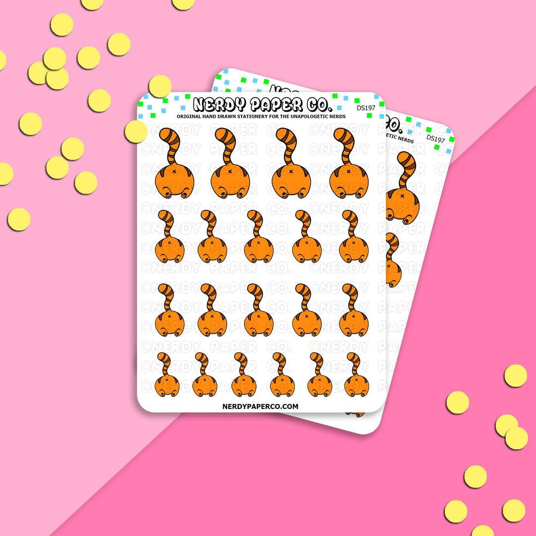 SUKI'S BUTT- Hand Drawn Planner Stickers - DS197
