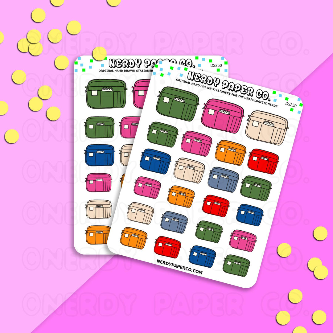 PLANNER POUCH - Hand Drawn Planner Stickers - DS250
