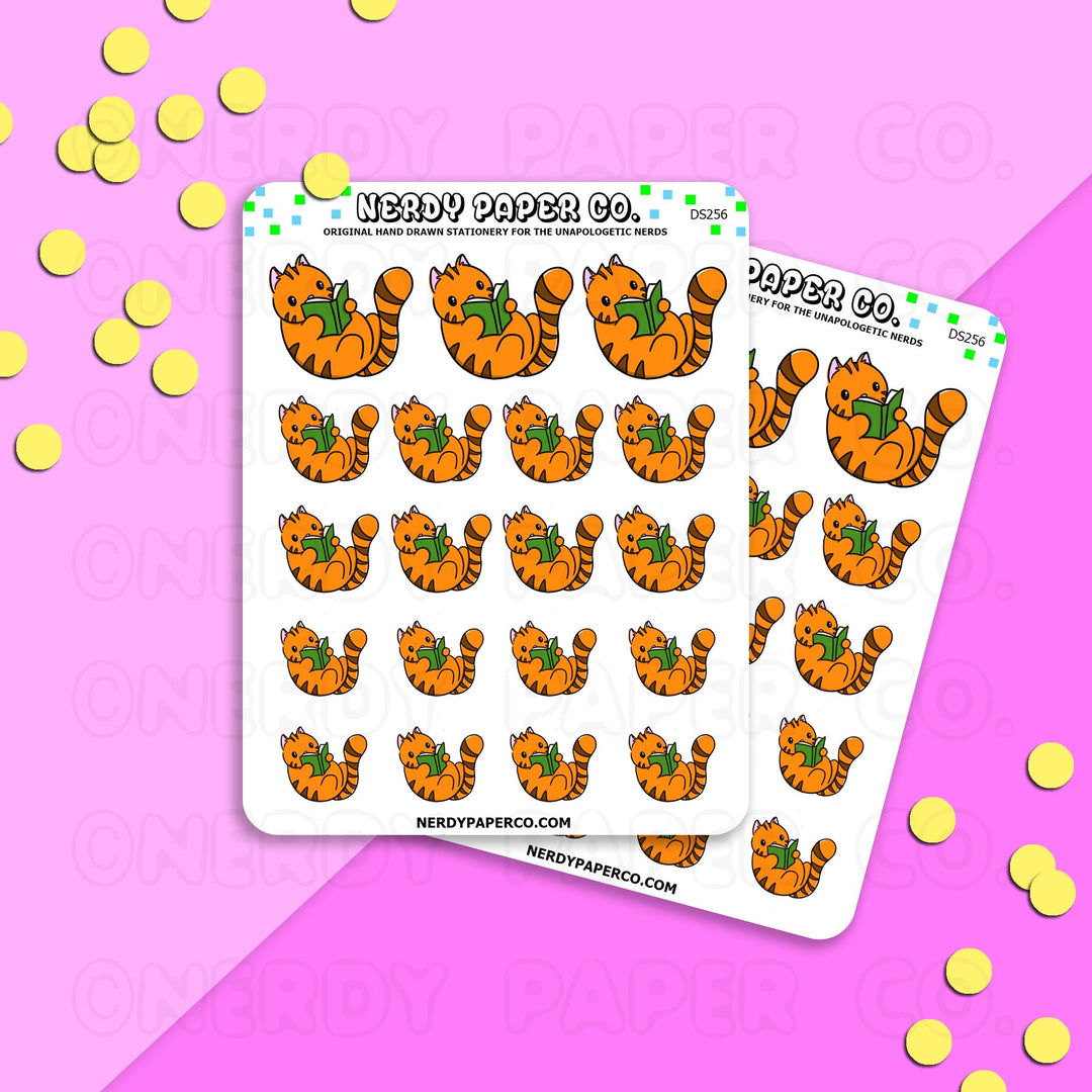 SUKI READING - Hand Drawn Planner Stickers - DS256
