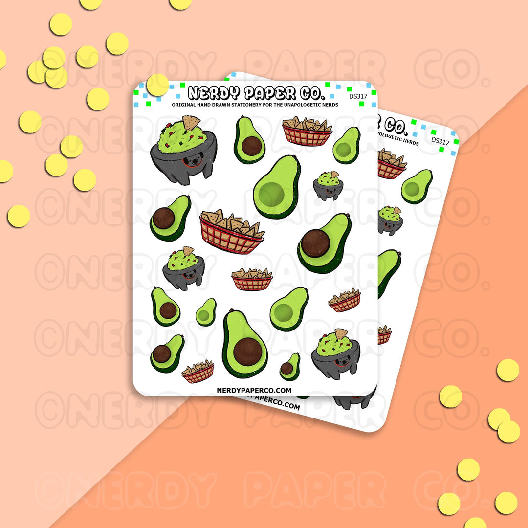 AVOCADOS - Hand Drawn Planner Stickers - DS317