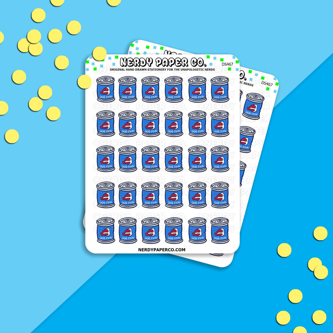 DOG FOOD - Hand Drawn Planner Stickers -DECO - DS467