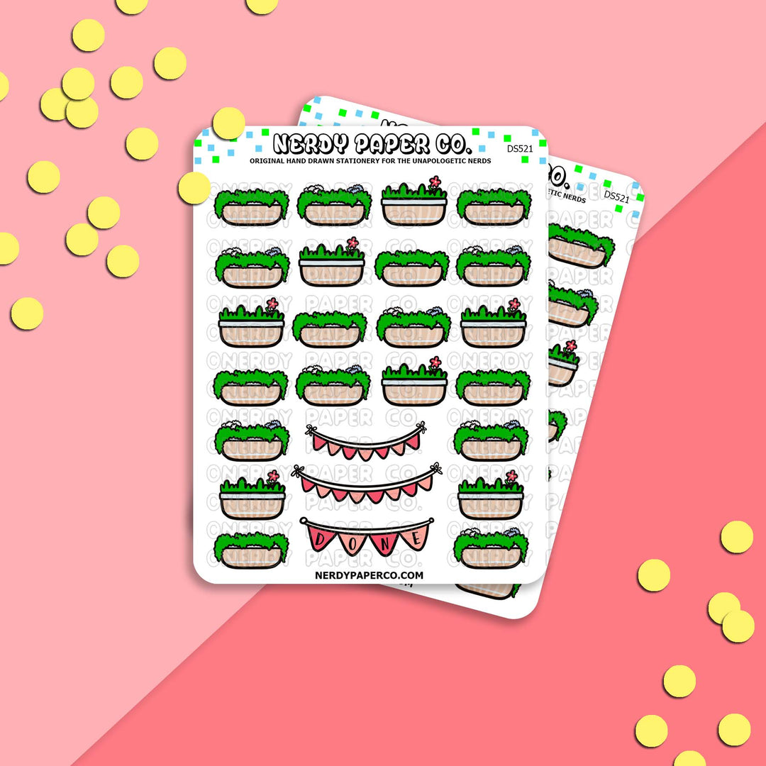 'Design Your Own' Library Reading Challenge - Hand Drawn Planner Stickers - DS521