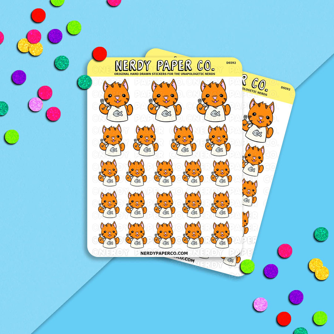 Chow time Suki - Hand Drawn Stickers - DS592