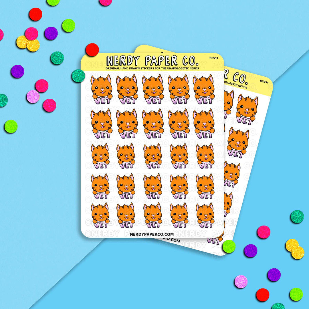 Suki Vet - Hand Drawn Stickers - DS594