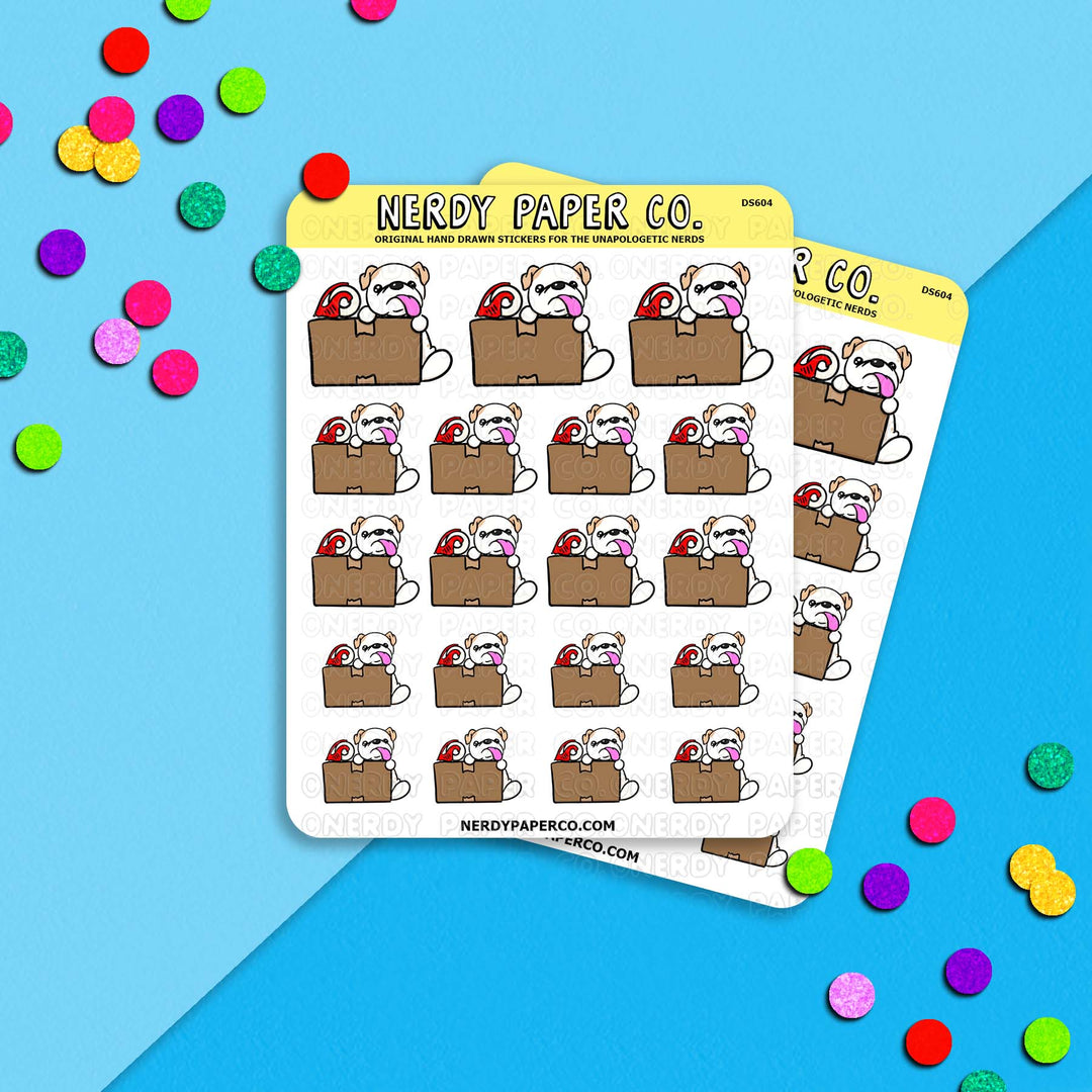 Theo Moving - Hand Drawn Stickers - DS604