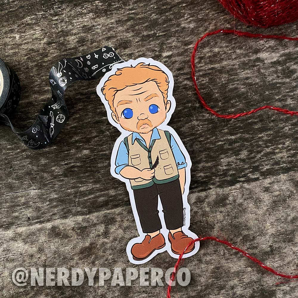 Dumble-Dad - Hand Drawn Die Cut - Chibi