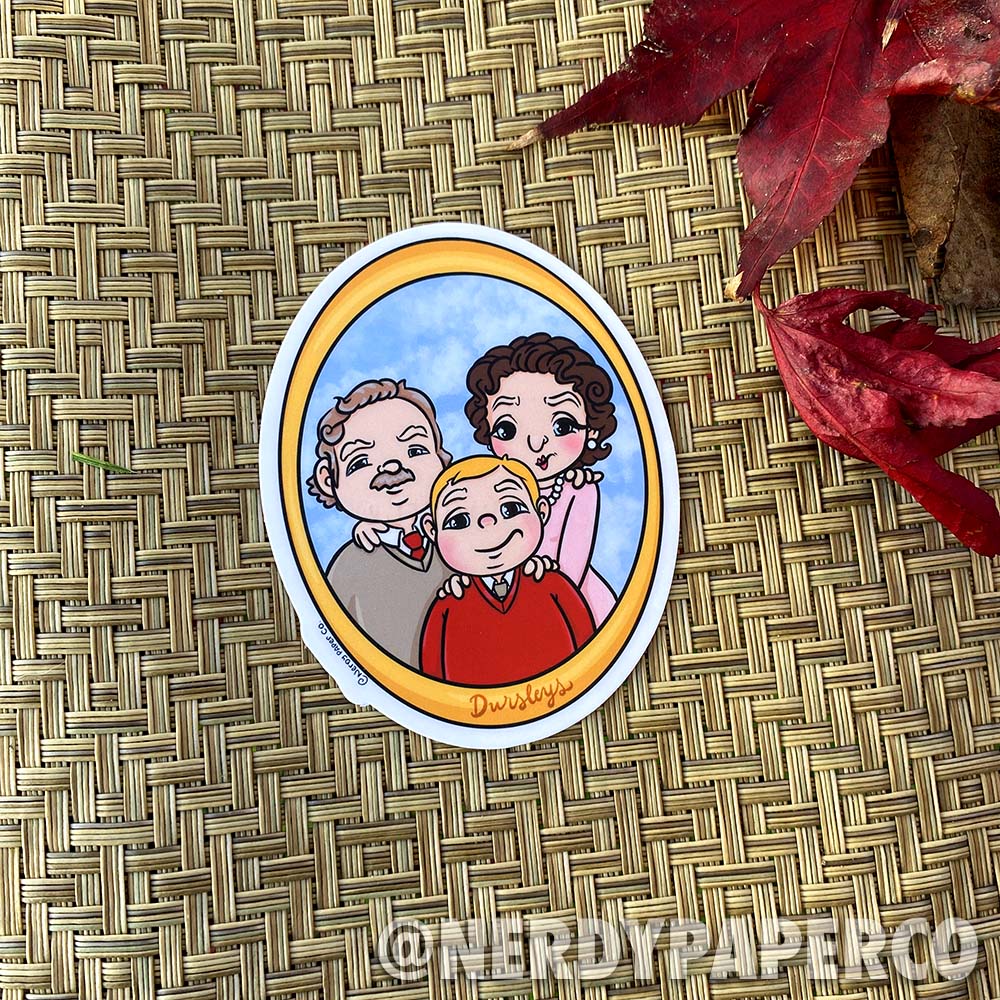 A Bitter Family Portrait - Hand Drawn Waterproof Vinyl Sticker