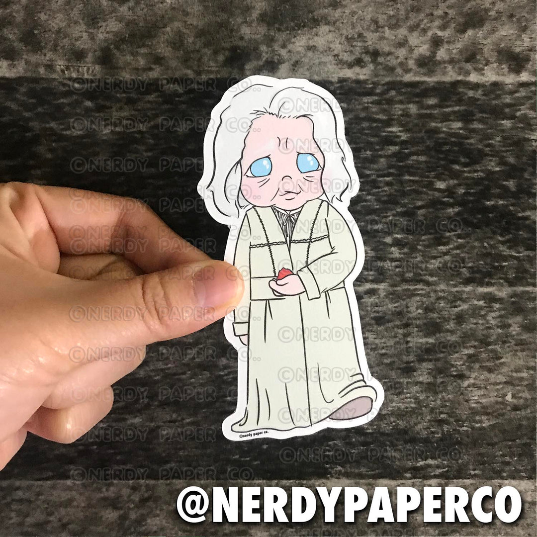 THE ALCHEMIST Die Cut - Hand Drawn Wizard Die Cut - Chibi