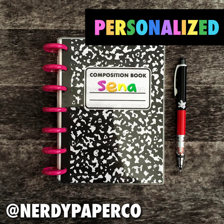 GAMER COMPOSITION - REUSABLE STICKER COLLECTOR BOOK