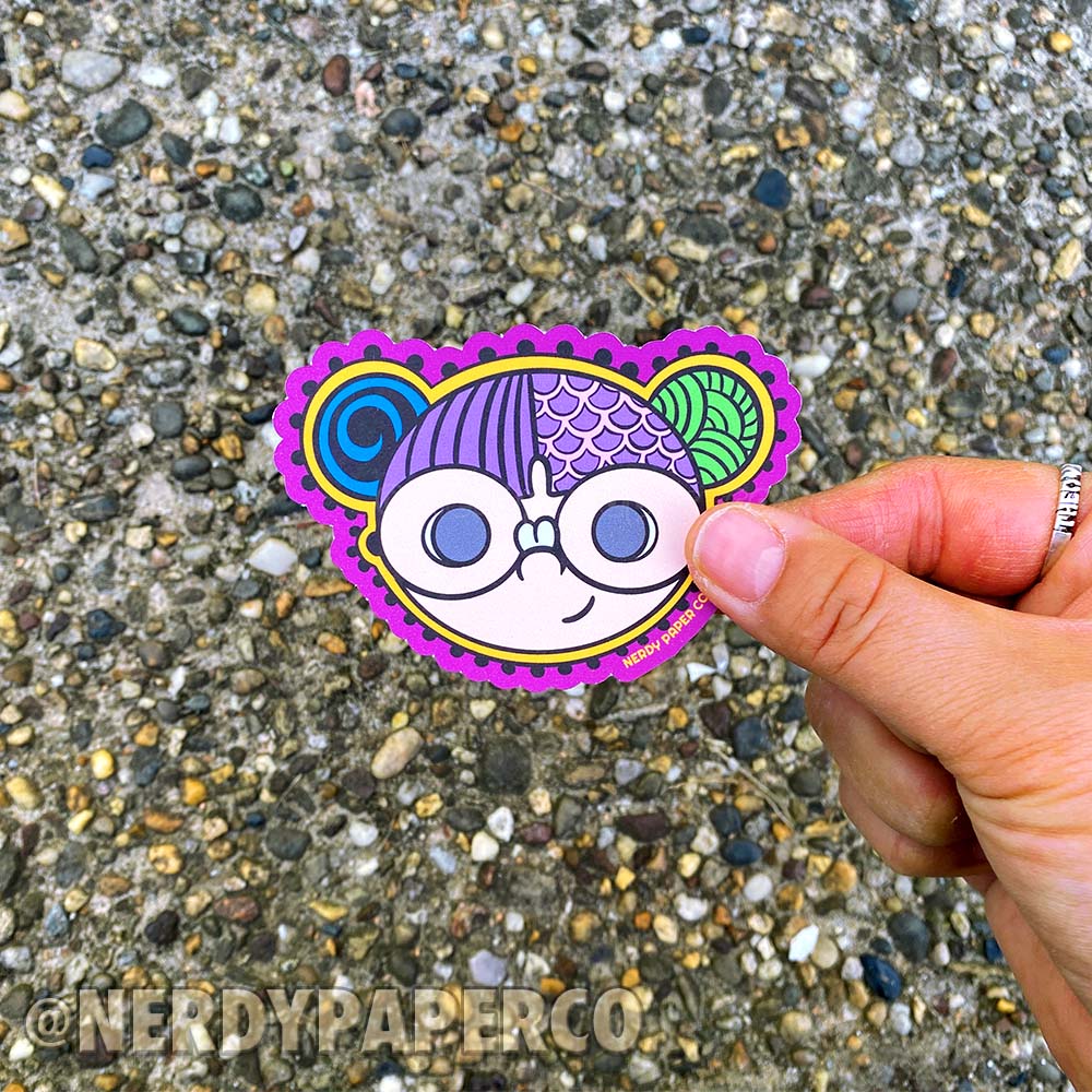 Paisley Kayla - Hand Drawn Waterproof Vinyl Sticker