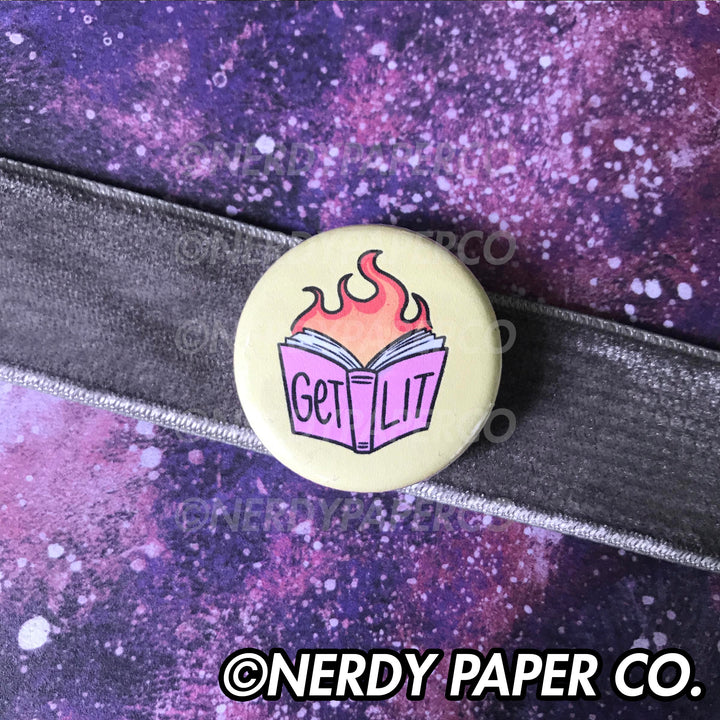 GET LIT |  Handmade Pin Badge