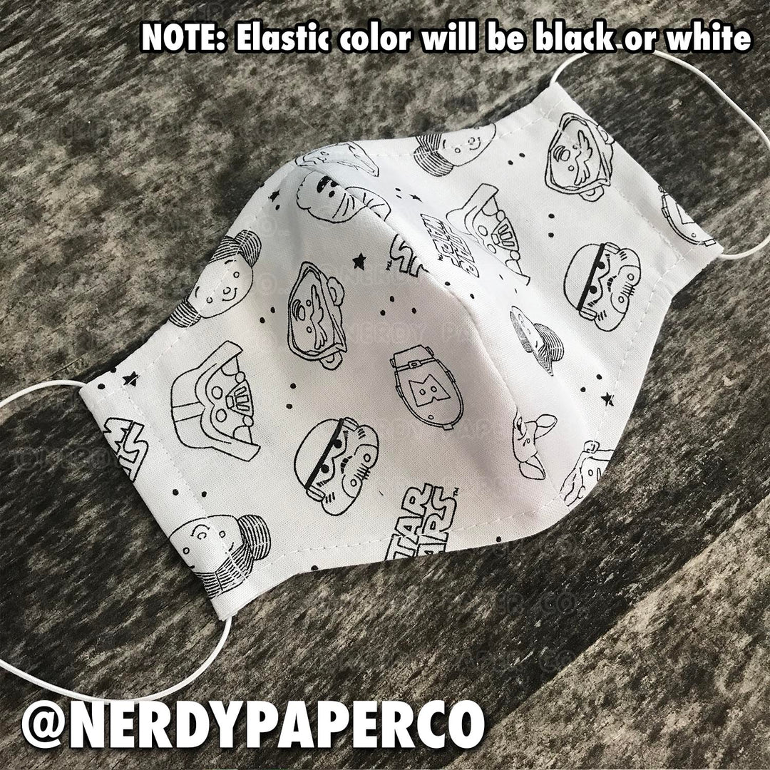 SPACE HEADS CLOTH FACE MASK