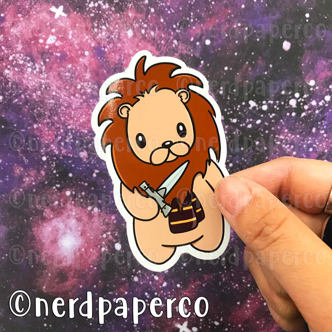 GRYFFINLION - Hand Drawn Waterproof Vinyl Sticker