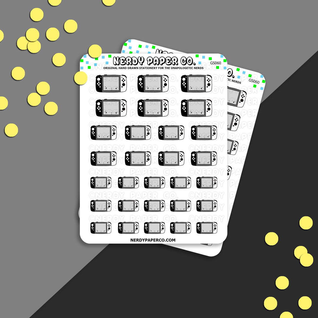 MONOCHROMATIC SWITCH - Hand Drawn Planner Stickers - Deco -GS060