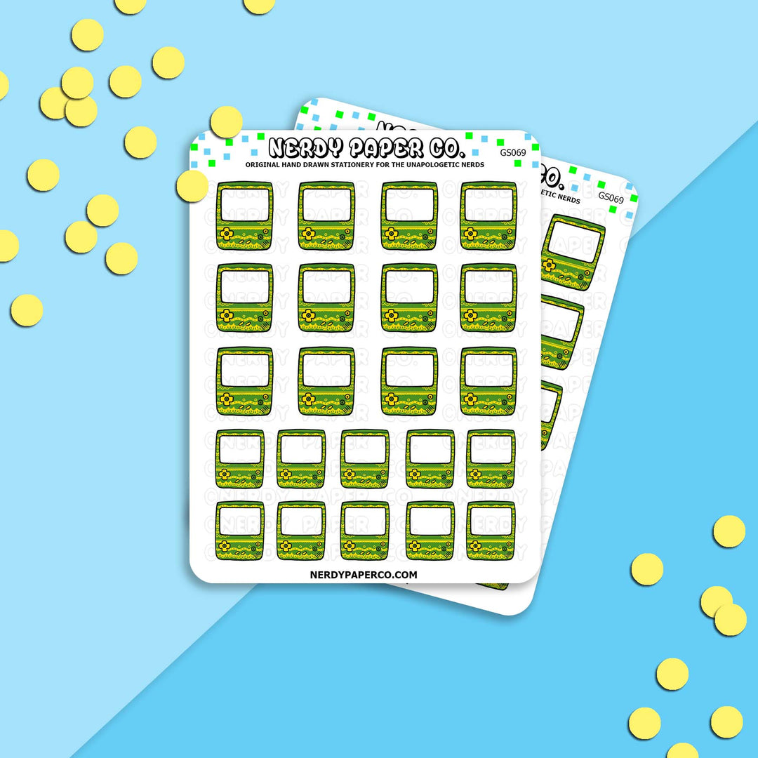 Ornament Gameboy - Hand Drawn Planner Stickers - Deco -GS069