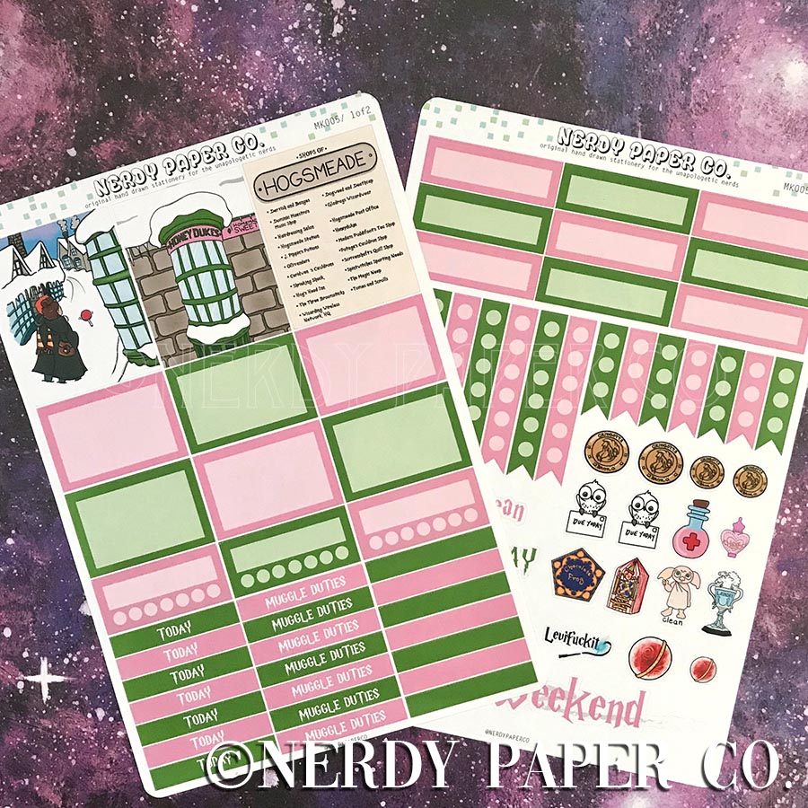 HUNNYDOOKS MINI KIT - Hand Drawn Stickers | MK005