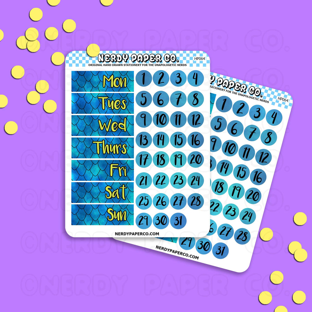 SNAKESKIN DATE COVERS- Hand Drawn Stickers Deco | HP064