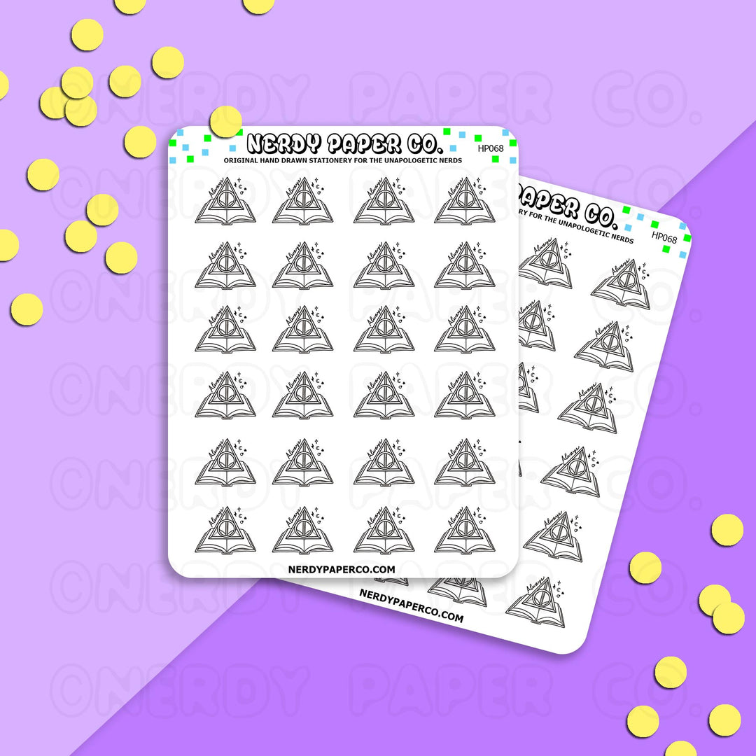 ALWAYS READING - Hand Drawn Stickers - HP068