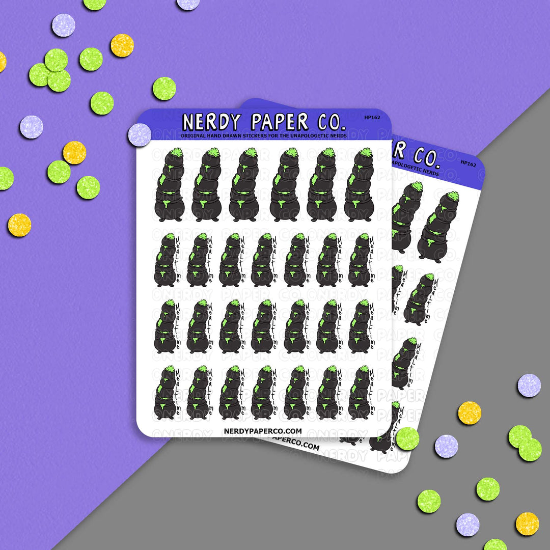 Mealtime Cauldrons - Hand Drawn Sticker Sheet - HP162