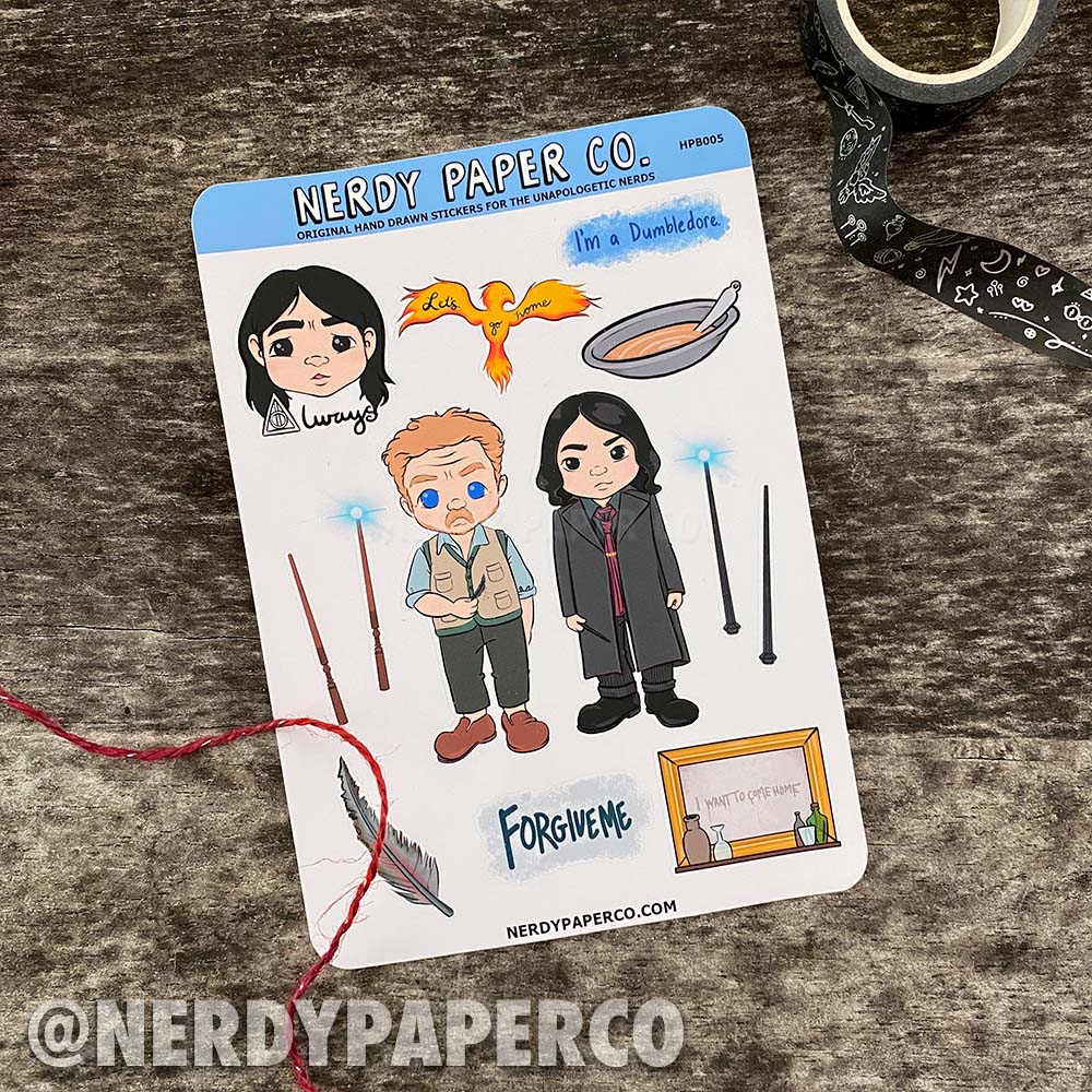 Always Father + Son | Buddy Sampler - Hand Drawn Vinyl Stickers - HPB005