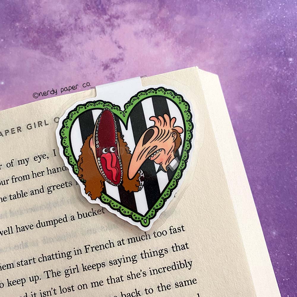 True Loves | Hand Drawn Laminated Magnetic Bookmark- MB010