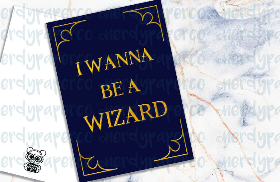 I WANNA BE A WIZARD | Hand Drawn Dashboard