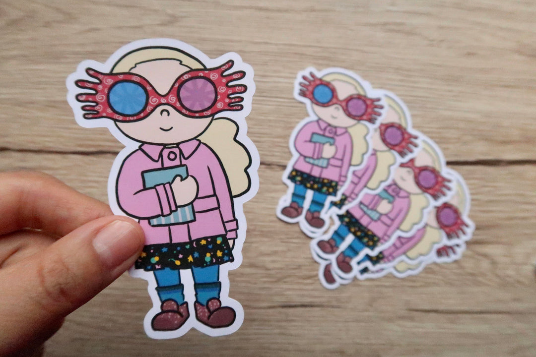 Quirky Witch - Hand Drawn Die Cut Chibi