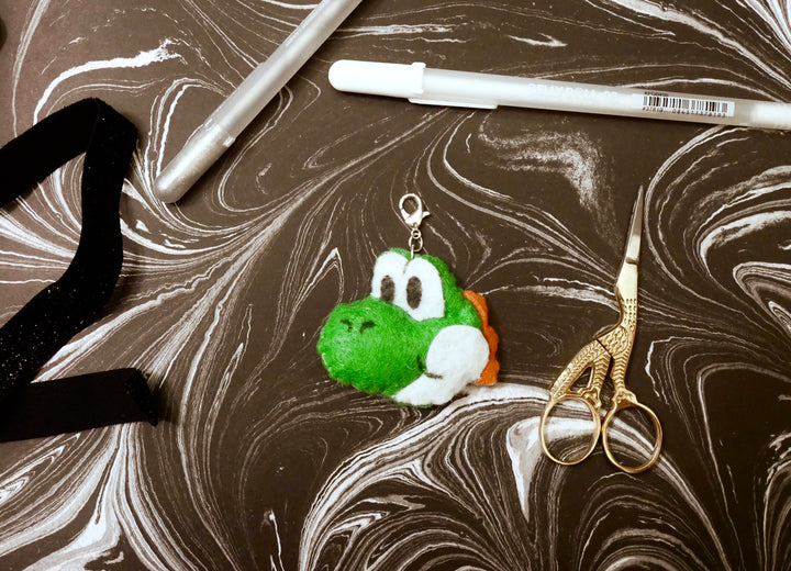 YOSHI PLANNER CHARM - Handsewn Planner Charm - Nintendo