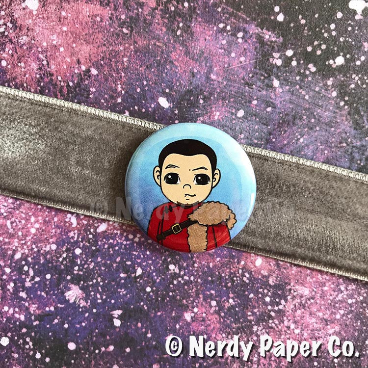 KRUM PIN BADGE | Wizard | Handmade Pin Badge