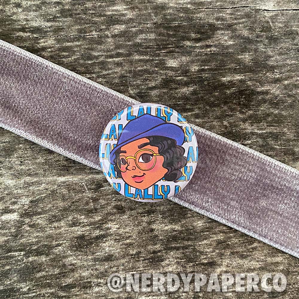 Charms Witch Pin Badge | Hand Drawn Wizard Art | Handmade Pin Badge