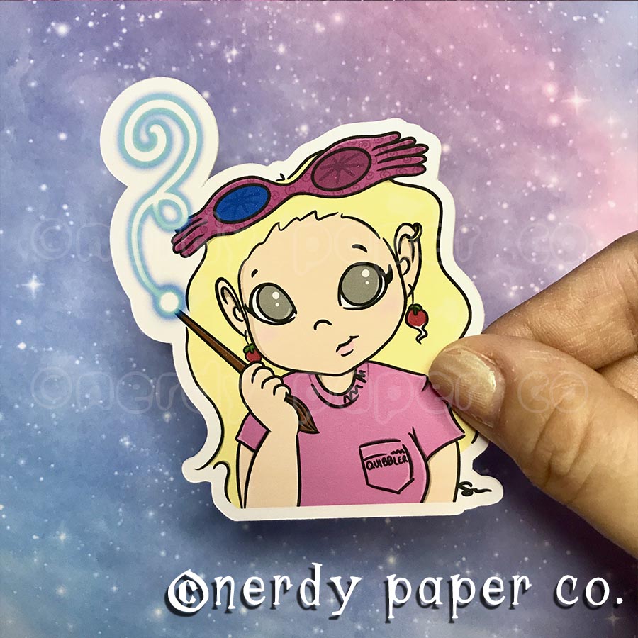 QUIRKY WITCH INTERN - Hand Drawn Die Cut