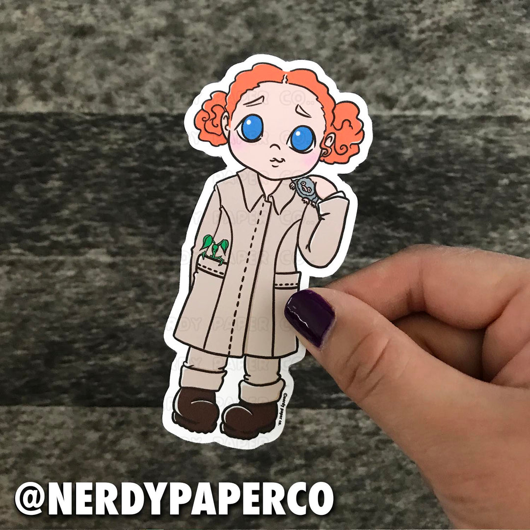 Magical Assitant - Hand Drawn Waterproof Vinyl Sticker