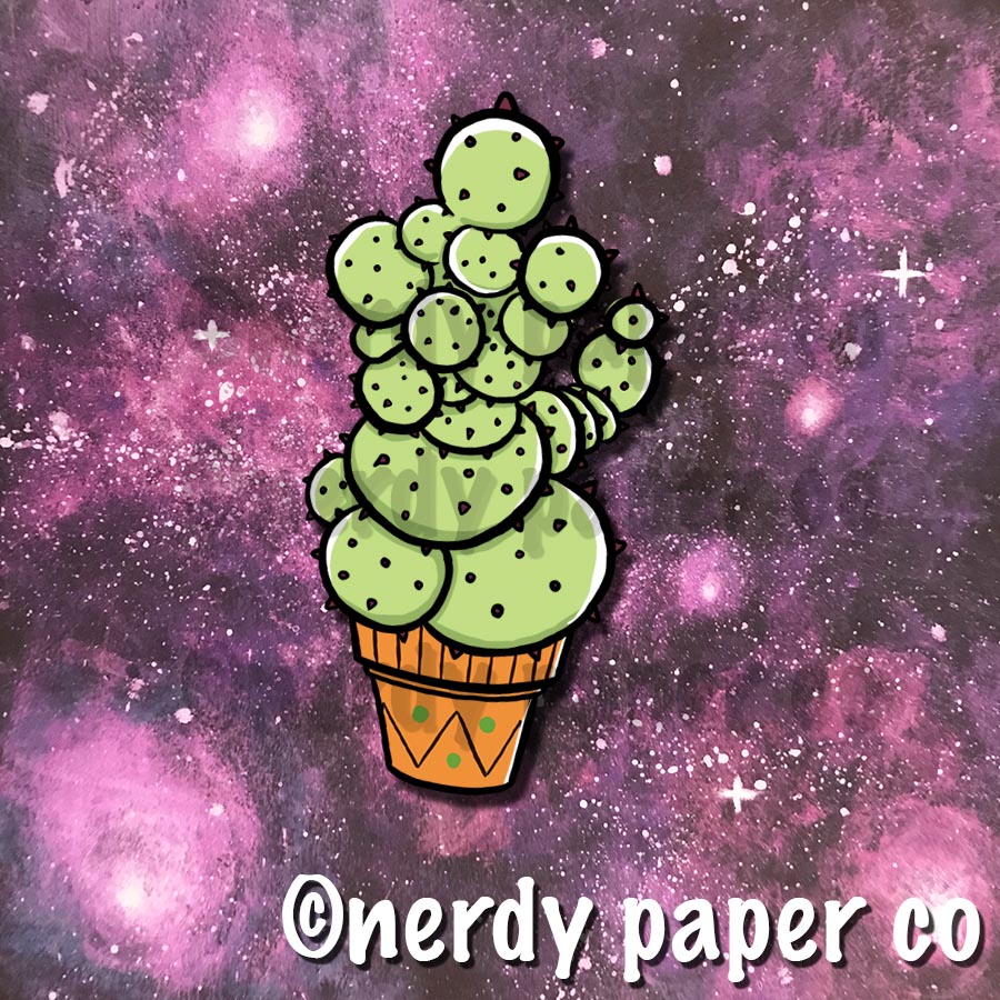*OLD STOCK* MAGICAL PLANT | Hand Drawn Wizard Vinyl Sticker