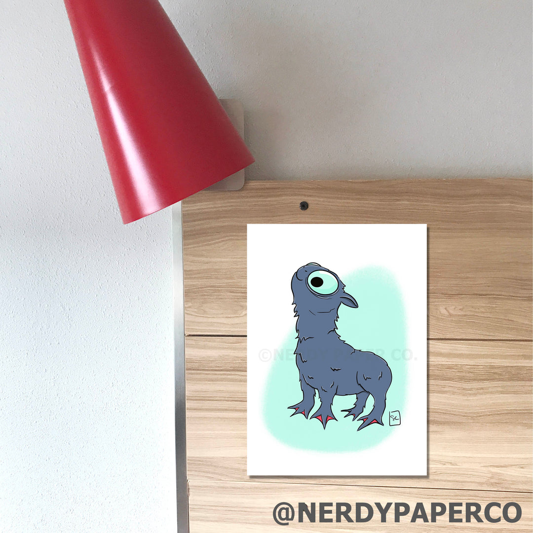 MAGICAL CREATURE | Hand Drawn Wizard Art | Art Print